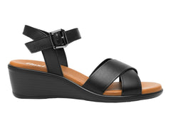 Sandalias Flexi Negro para Mujer