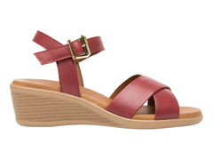 Sandalias Flexi de Plataforma Rojo para Mujer