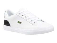 Tenis Lacoste Lerond Blanco y Negro para Niño