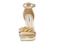 Sandalias de Tacón Steve Madden Gold para Mujer