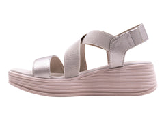 Sandalias Hispana Plata Metálicas para Mujer