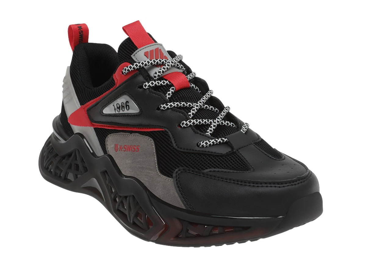Tenis K-Swiss Roger Negro con Rojo para Hombre