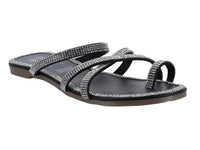 Sandalias Luna Rosa Piedra Plata para Mujer