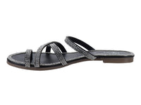 Sandalias Luna Rosa Piedra Plata para Mujer