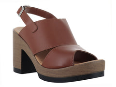 Sandalias Luna Rosa Color Tan para Mujer