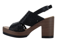 Sandalias Luna Rosa Negro para Mujer
