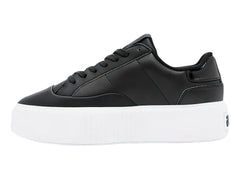 Tenis FILA Sandblast Oversole Negro y Blanco para Mujer