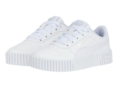 Tenis PUMA Carina 2.0 Blancos y Plata para Niña