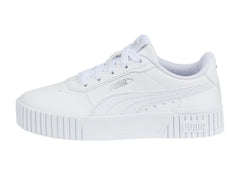 Tenis PUMA Carina 2.0 Blancos y Plata para Niña