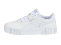 Tenis PUMA Carina 2.0 Blancos y Plata para Niña