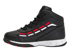 Tenis FILA Spitfire Negro, Blanco y Rojo para Niño
