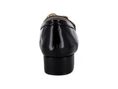 Zapatos Mocasín Stefana Negro Charol para Mujer