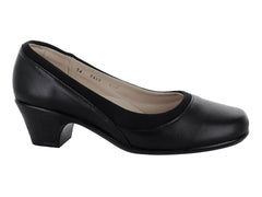 Zapatos de Tacón Bajo Stefana Negro para Mujer