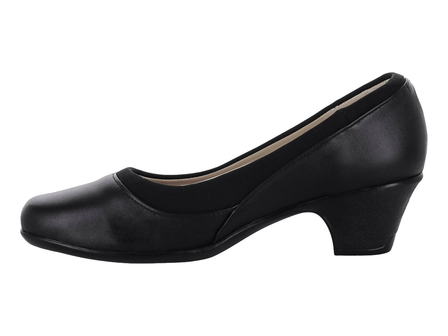 Zapatos de Tacón Bajo Stefana Negro para Mujer