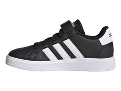 Tenis Adidas Grand Court 2.0 Negro y Blanco para Niño