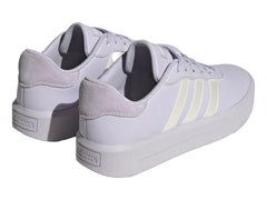 Tenis Adidas Court Platform Morado y Plata para Mujer