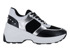 Tenis Westies Negro Blanco para Mujer