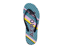 Sandalias Aeropostale Negro y Rosa para Mujer