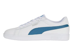 Tenis Puma Smash 3.0 L Blanco y Rosa para Mujer