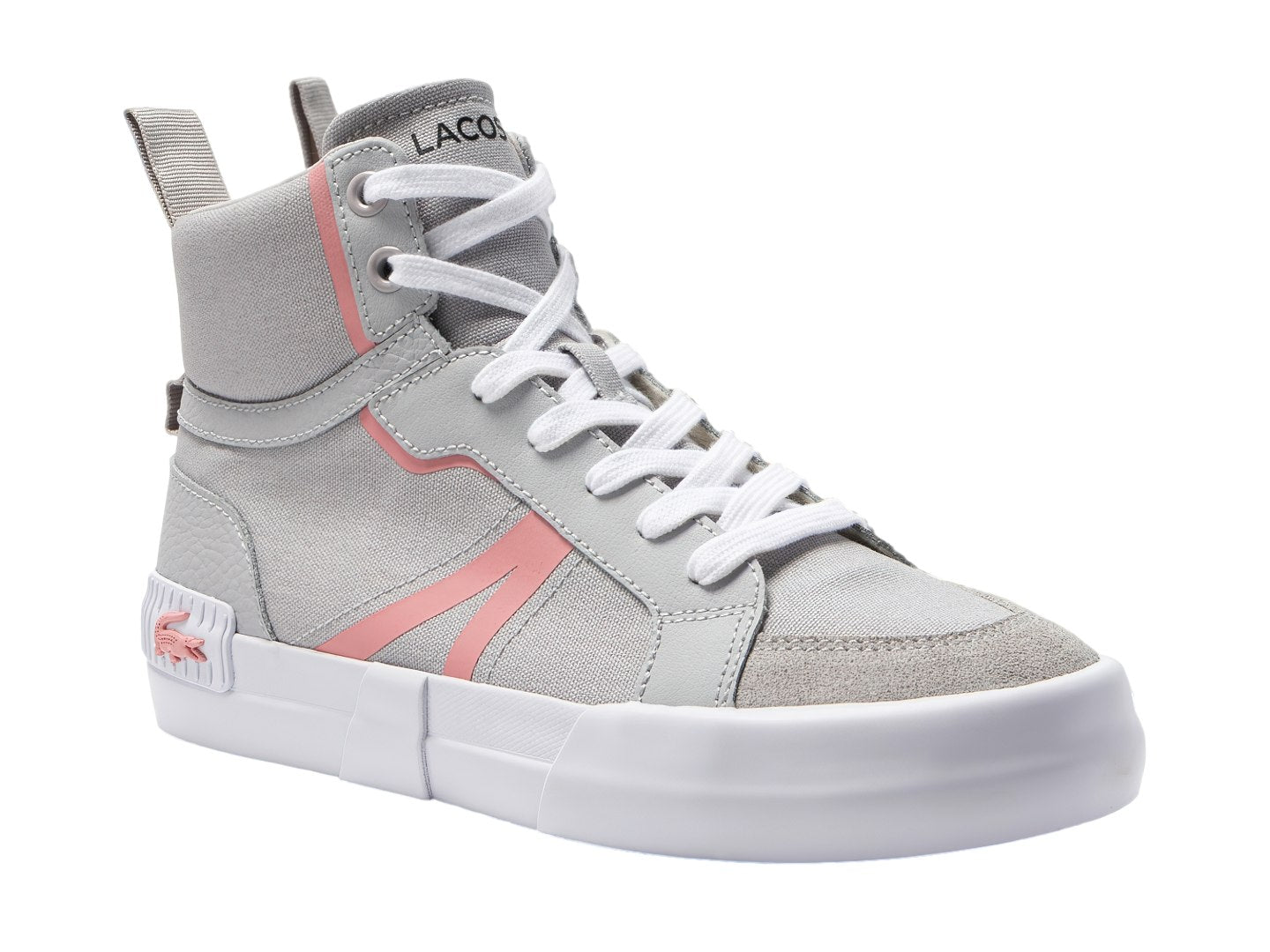Tenis Lacoste L004 Mid 123 Fa0043 Para Mujer