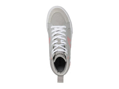 Tenis Lacoste L004 Mid Gris y Rosa para Mujer