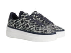Tenis Tommy Hilfiger Denim Monogram Sneaker W06907 Para Mujer
