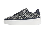 Tenis Tommy Hilfiger Denim Monogram Sneaker W06907 Para Mujer