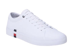 Tenis Tommy Hilfiger Corporate Leather Blanco para Hombre