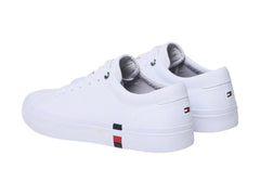 Tenis Tommy Hilfiger Corporate Leather Blanco para Hombre