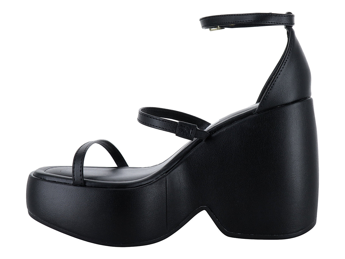 Sandalias Plataforma Moleca Negro para Mujer
