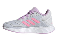 Tenis Adidas Duramo 10 K Gris, Rosa y Lila para Niña