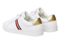 Tenis Tommy Hilfiger Corporate Webbing Blancos para Mujer