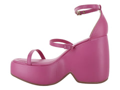 Sandalias de Plataforma Moleca Color Rosa para Mujer