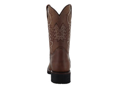 Botas Vaqueras Israel Boots Texas Crazy Horse Tabaco para Hombre