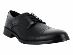 Zapatos Romanos de Piel Negro para Hombre