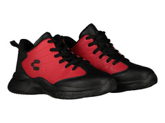 Tenis Charly para Baloncesto Rojo y Negro para Niño