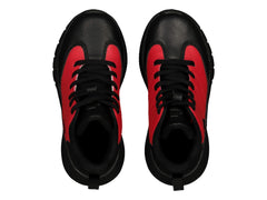 Tenis Charly para Baloncesto Rojo y Negro para Niño