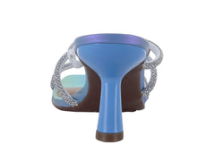 Sandalias Beira Rio Plateadas con Cristales para Mujer
