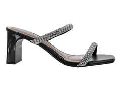 Sandalias Beira Rio Negro con Cristales para Mujer