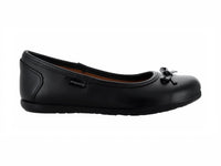 Zapatos Coqueta Negros de Piel para Niña