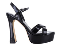Sandalias Nine West Negro Tacón Alto para Mujer