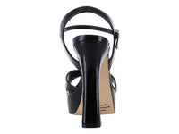 Sandalias Nine West Negro Tacón Alto para Mujer