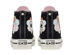 Tenis Converse Chuck Taylor All Star Eva Lift Hi Negro y Rosa para Niña