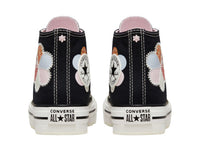 Tenis Converse Chuck Taylor All Star Eva Lift Hi Negro y Rosa para Niña