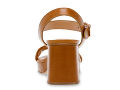 Sandalias de Plataforma Steve Madden Color Cognac para Mujer
