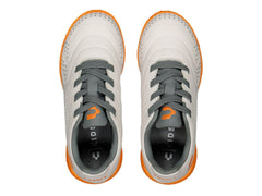 Tenis de Fútbol Charly Blanco y Naranja para Niño