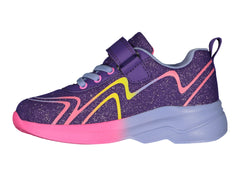 Tenis Charly Morado y Fucsia para Niña