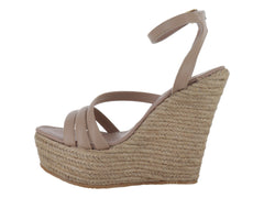 Sandalias Luna Rosa Plataforma Color Maquillaje para Mujer
