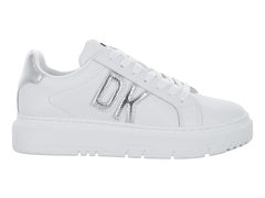 Tenis DKNY Blanco y Plateado para Mujer