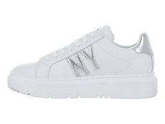 Tenis DKNY Blanco y Plateado para Mujer